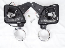 Load image into Gallery viewer, GT-T05 Type 3 fog bracket with LED auxiliary lamp function WHITE LED SI fog cover BK stay