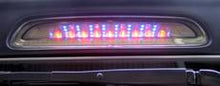Load image into Gallery viewer, GTA-002 200 series Hiace LED high mount stop lamp Black hole version LED color BLUE 1,2,3 type Previous term High mount stop lamp For genuine equipped vehicles only