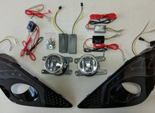 Load image into Gallery viewer, GTH-003 86 90mm Height Winker Kit Black Kit Contents:Front Fog/LED Winker/LED Day Lamp ASSY/Included Parts:High Fla Prevention Harness for Winker, DRL Dedicated Controller Harness Kit (with Hughes & Switch)/Specification Details:Black Painted Body・ Black