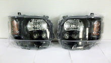 Load image into Gallery viewer, GTH-005 Face change headlight 200 series Hiace 1,2,3 type → 4 type black (glossy) frame painting type