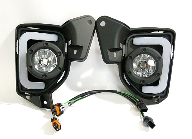 GTA-020 Type 4 Fog Lamp & Bracket Kit with LED Day Lamp Function