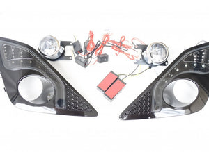 GTH-003 86 90mm Height Winker Kit Black Kit Contents:Front Fog/LED Winker/LED Day Lamp ASSY/Included Parts:High Fla Prevention Harness for Winker, DRL Dedicated Controller Harness Kit (with Hughes & Switch)/Specification Details:Black Painted Body・ Black 