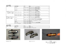 Load image into Gallery viewer, SM-009 Door mirror winker LED lamp clear MH34S Wagon R etc. with sequential mode function See separate sheet for compatible model table
